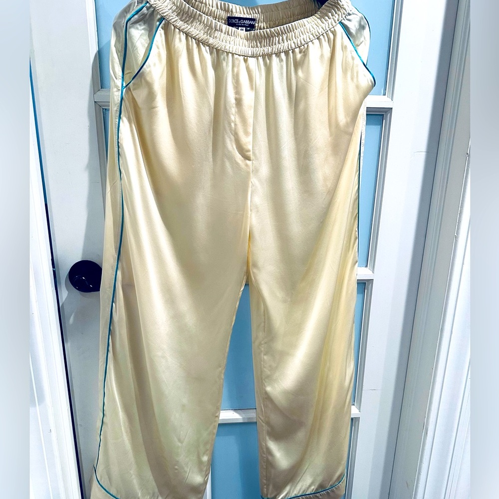 Dolce & Gabbana original 100% silk pants
